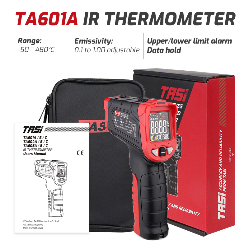 Industrial Laser Temperature Gun - Инфракрасный термометр TA601A TA601B TA601C, лазерный