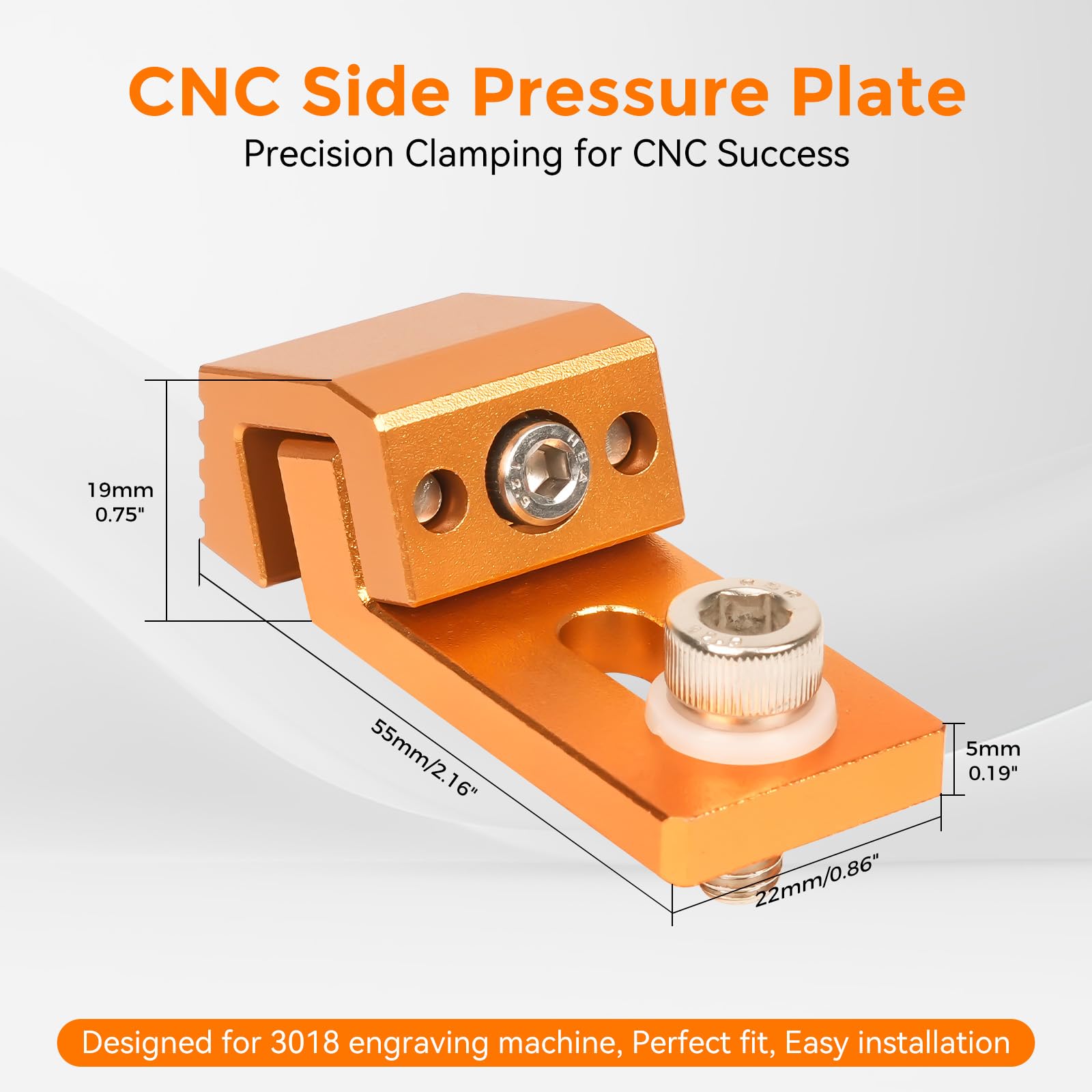 Dust Shoe Cnc - Боковые фиксированные Т-образные направляющие и перфорированные