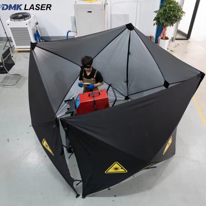 Industrial Laser Cleaning - Портативная складная защитная палатка 2×2 м