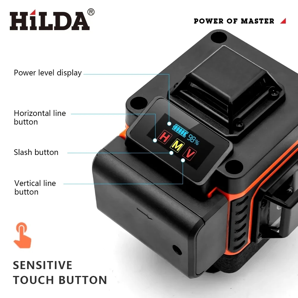 HILDA 16/12 линий 4D лазерный  – обзор и цена Industrial Laser Level