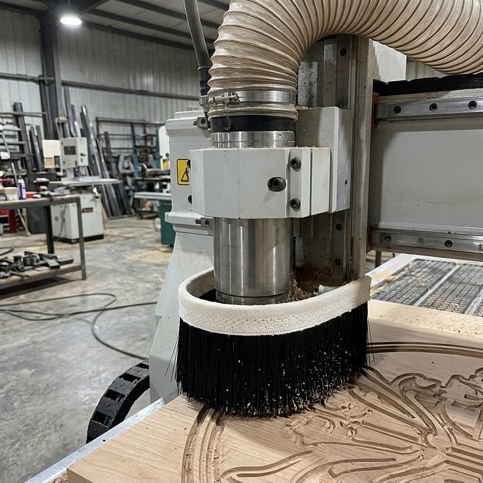 Вакуумная щетка для ЧПУ, прост – обзор и цена Dust Shoe Cnc