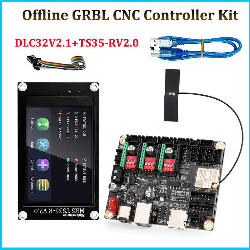 Makerbase MKS DLC32 V2.1 32-би – обзор и цена Controller Grbl Board