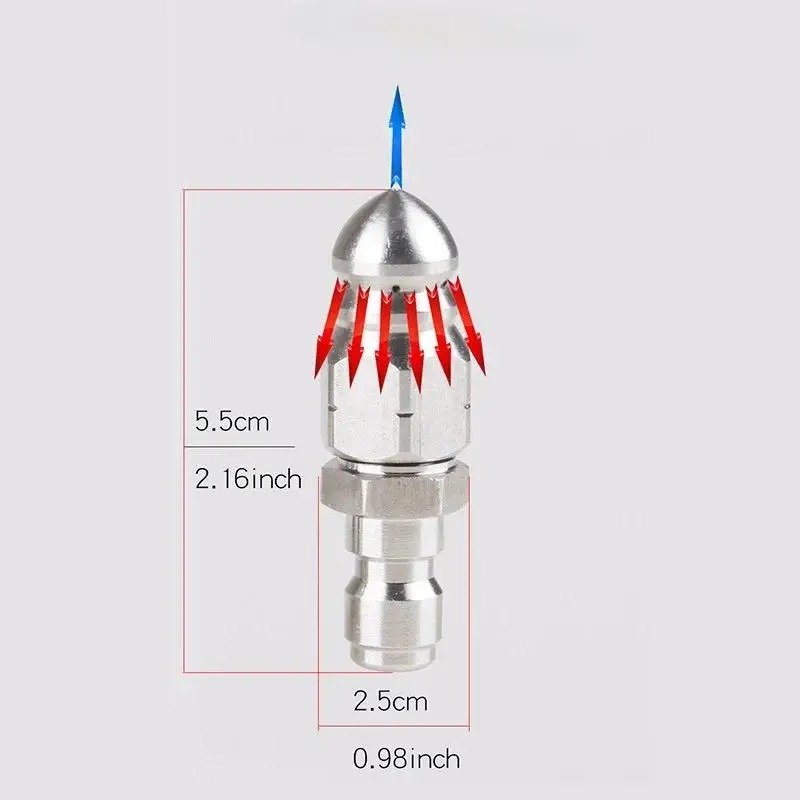 Насадка для очистки канализаци – обзор и цена Laser Nozzle Ceramic