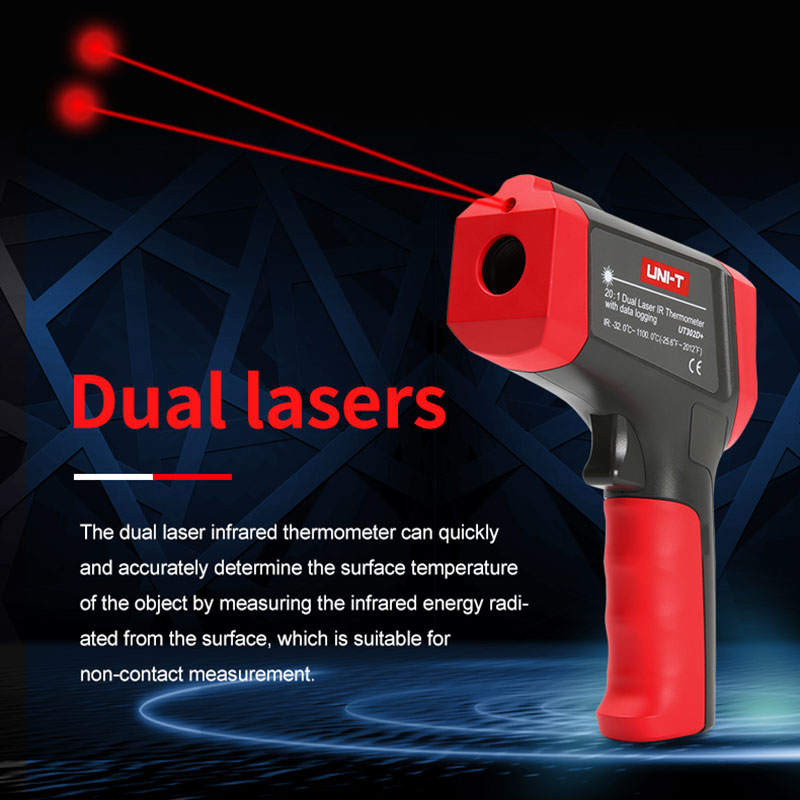 UNI-T цифровой инфракрасный те – обзор и цена Industrial Laser Temperature Gun