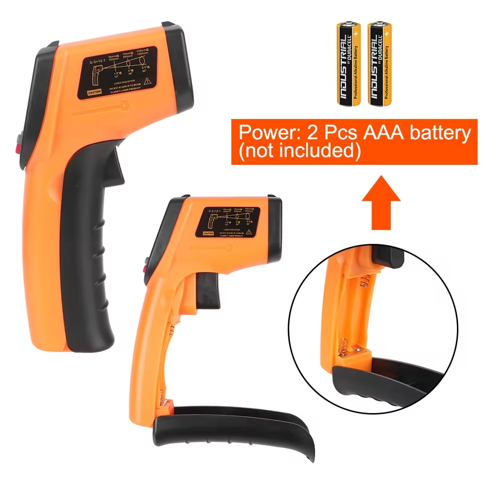 Новый цифровой инфракрасный те – обзор и цена Industrial Laser Temperature Gun