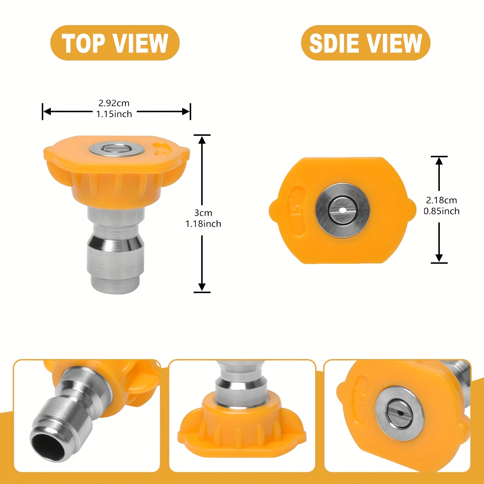 Набор из 6 насадок для мойки в – обзор и цена Laser Nozzle Ceramic