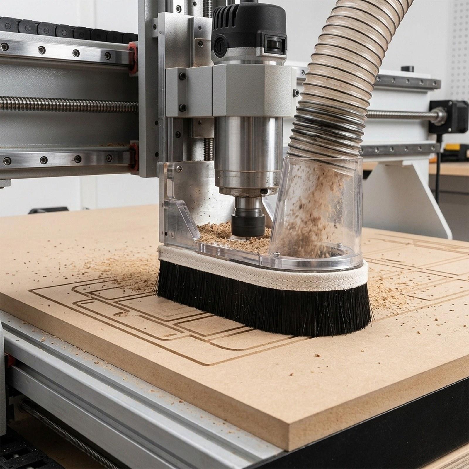 Сменная вакуумная щетка для шп – обзор и цена Dust Shoe Cnc