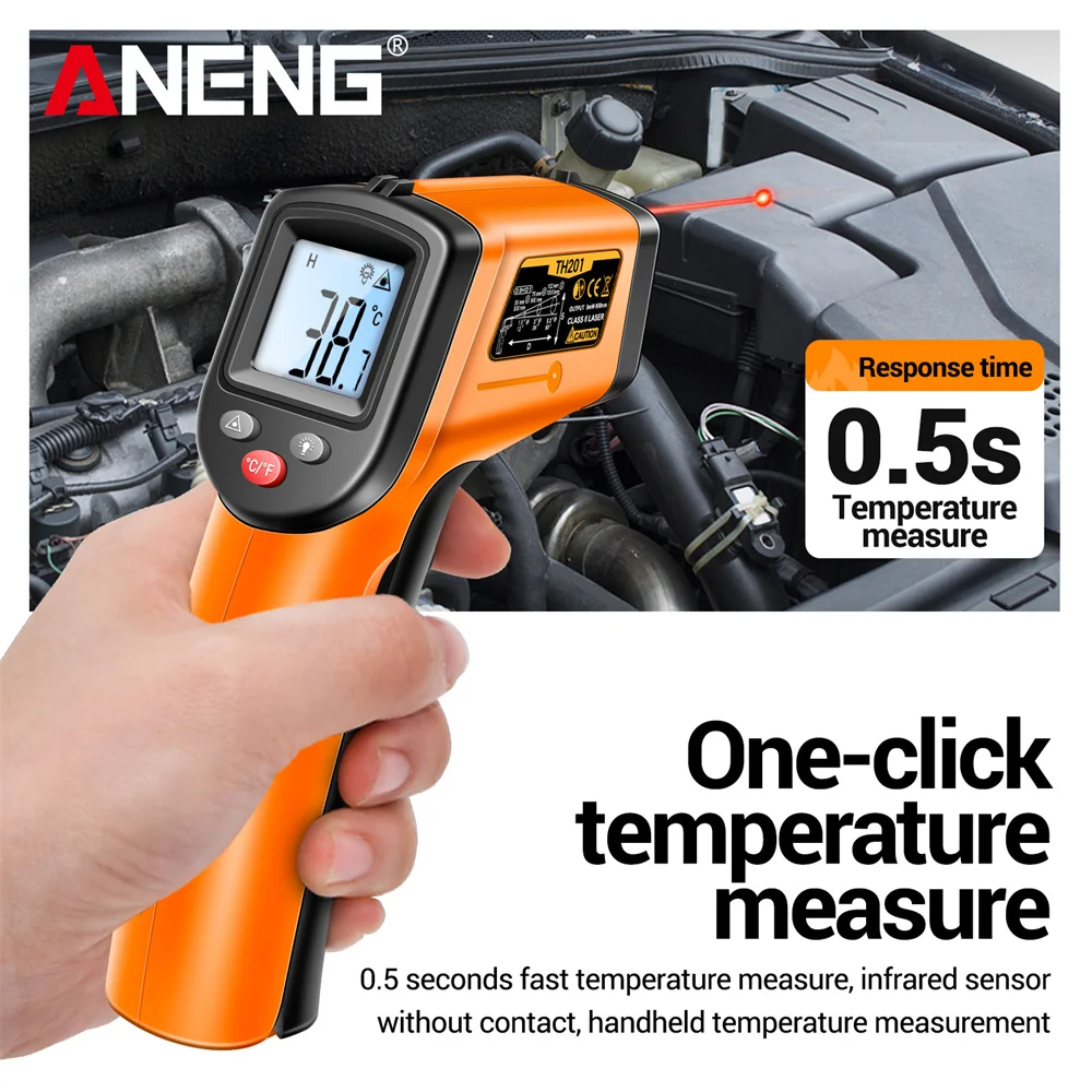 Инфракрасный термометр-пистоле – обзор и цена Industrial Laser Temperature Gun