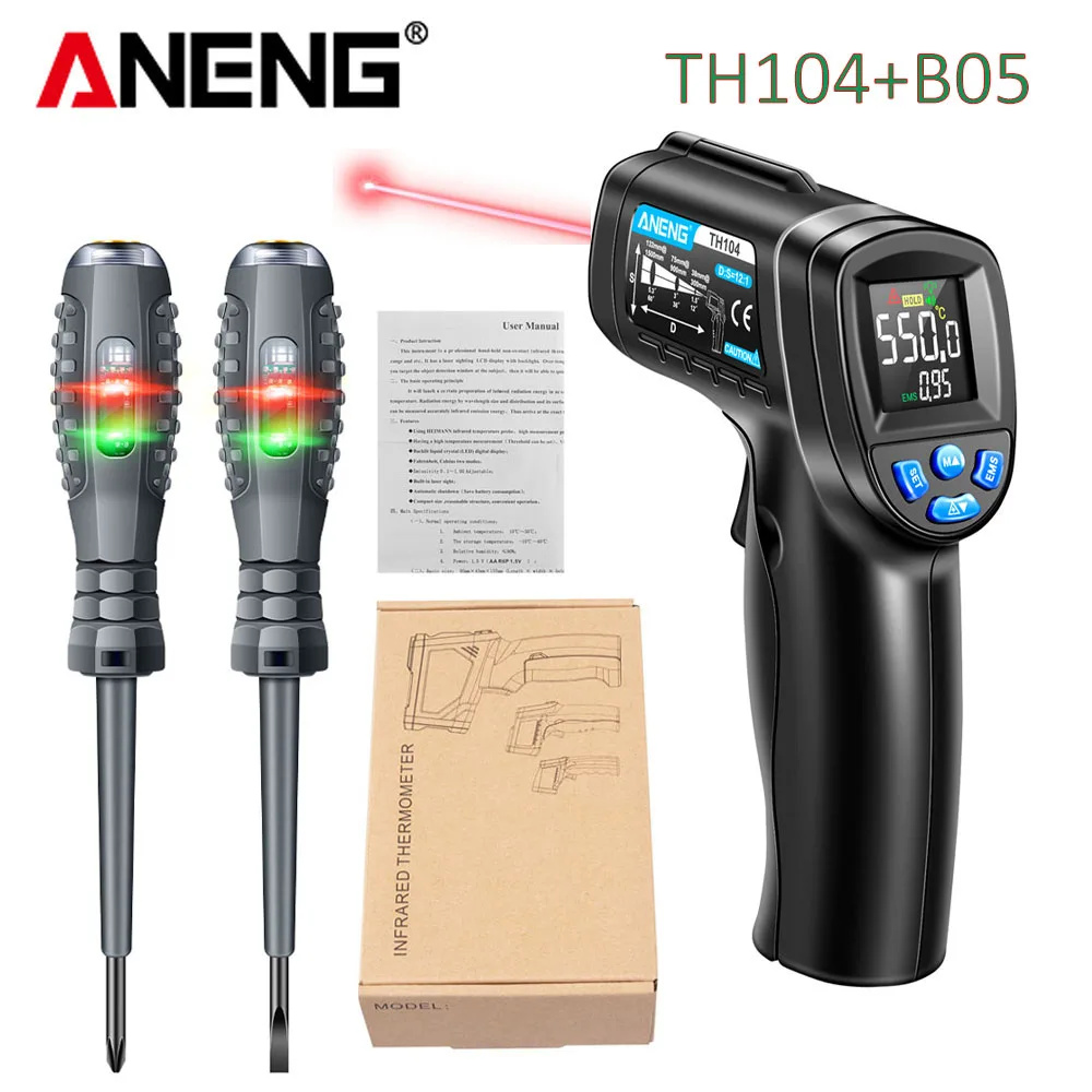 Инфракрасный термометр промышл – обзор и цена Industrial Laser Temperature Gun