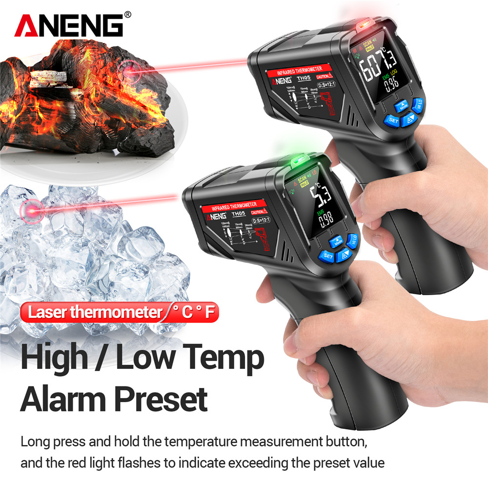 Инфракрасный термометр ANENG T – обзор и цена Industrial Laser Temperature Gun